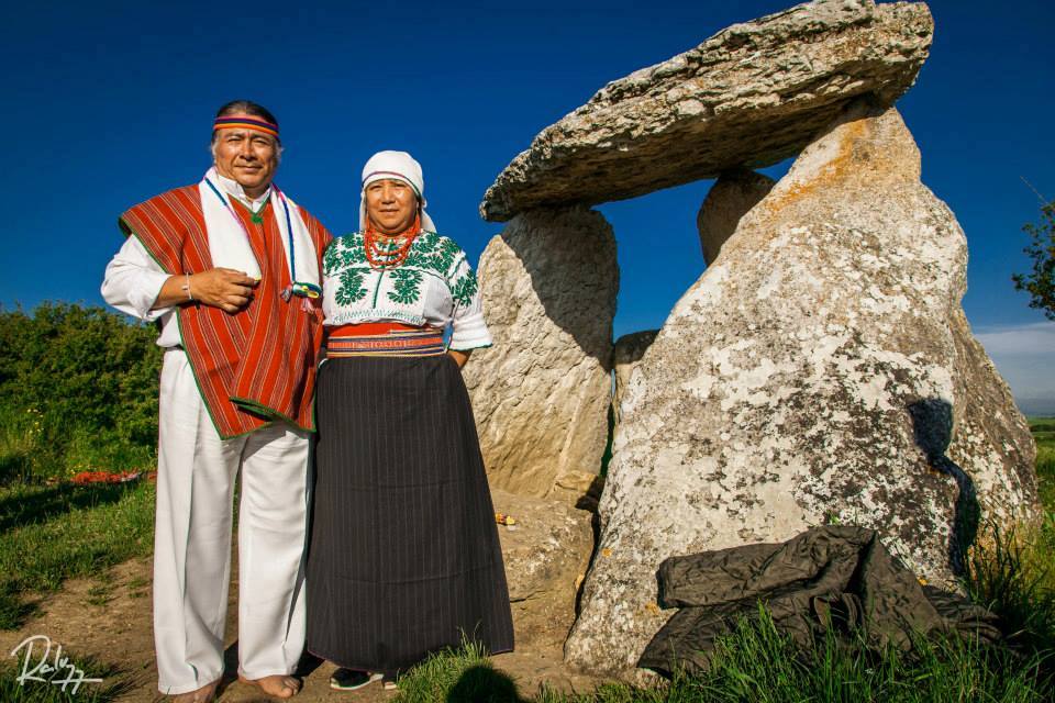 Enrique Pulupa y María Changoluisa